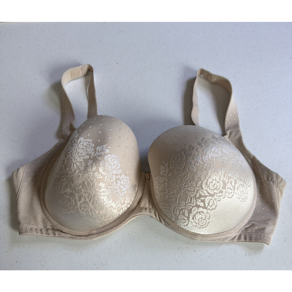 Soma Stunning Support Full Coverage Bra 38DDD Lined Cup Underwire 38F beige